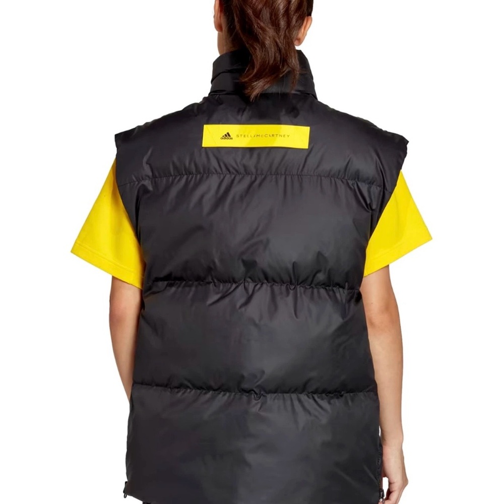Adidas by Stella McCartney Black Puffer Vest - Picture 6 of 17